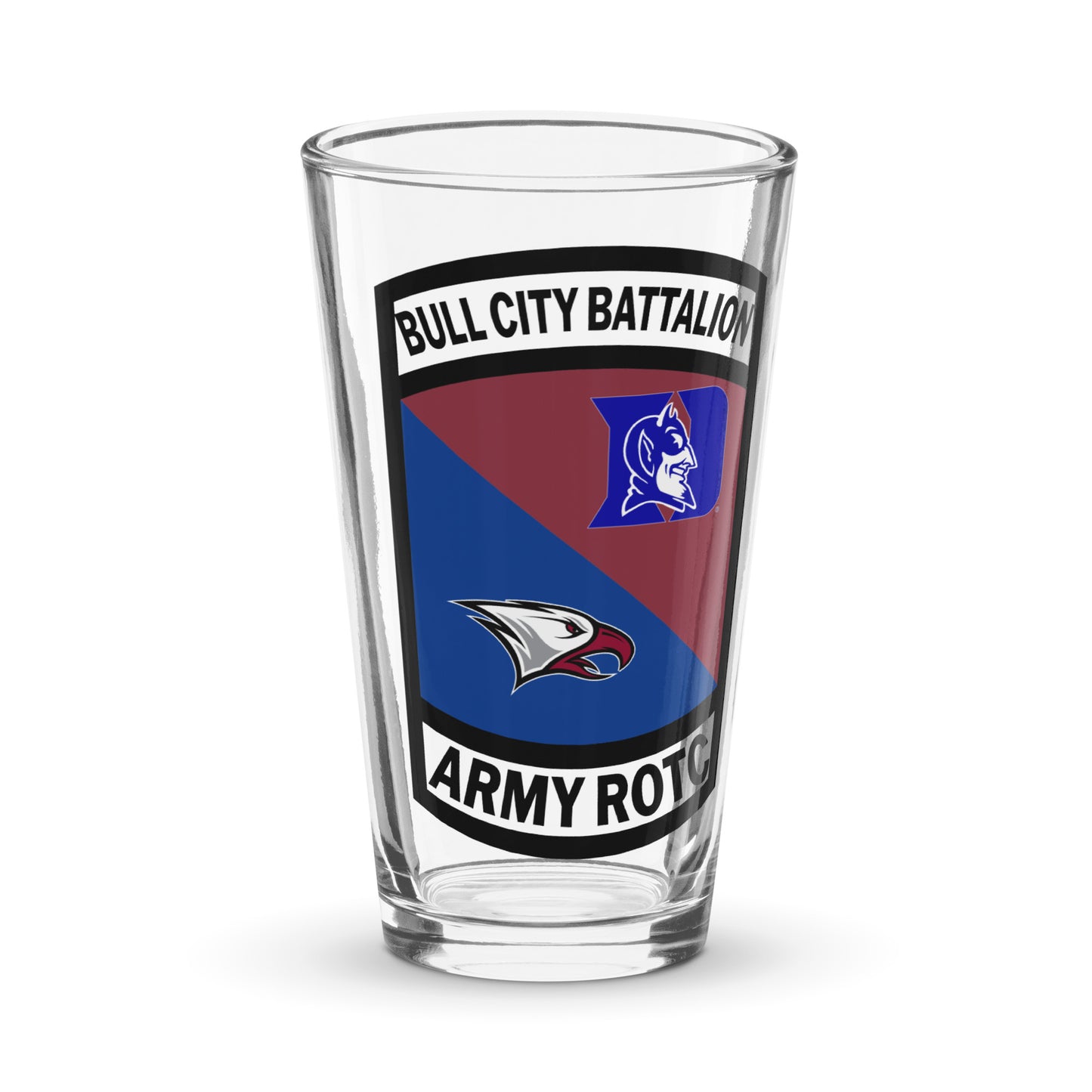 Duke/NCCU ROTC Shaker pint glass