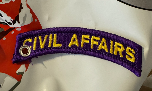 Civil Affairs Tab Keychain