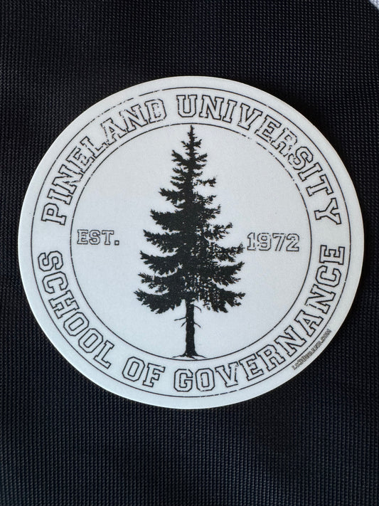 Pineland University sticker