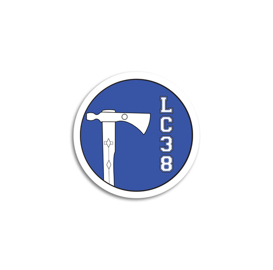 Blue Logo sticker