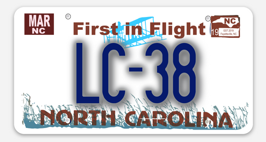 License Plate Sticker