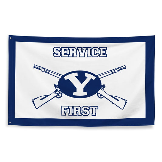 Custom BYU infantry flag