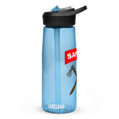 Sapper Tab and Pipehawks water bottle