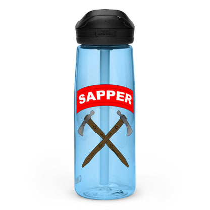 Sapper Tab and Pipehawks water bottle