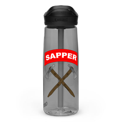 Sapper Tab and Pipehawks water bottle