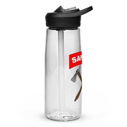 Sapper Tab and Pipehawks water bottle