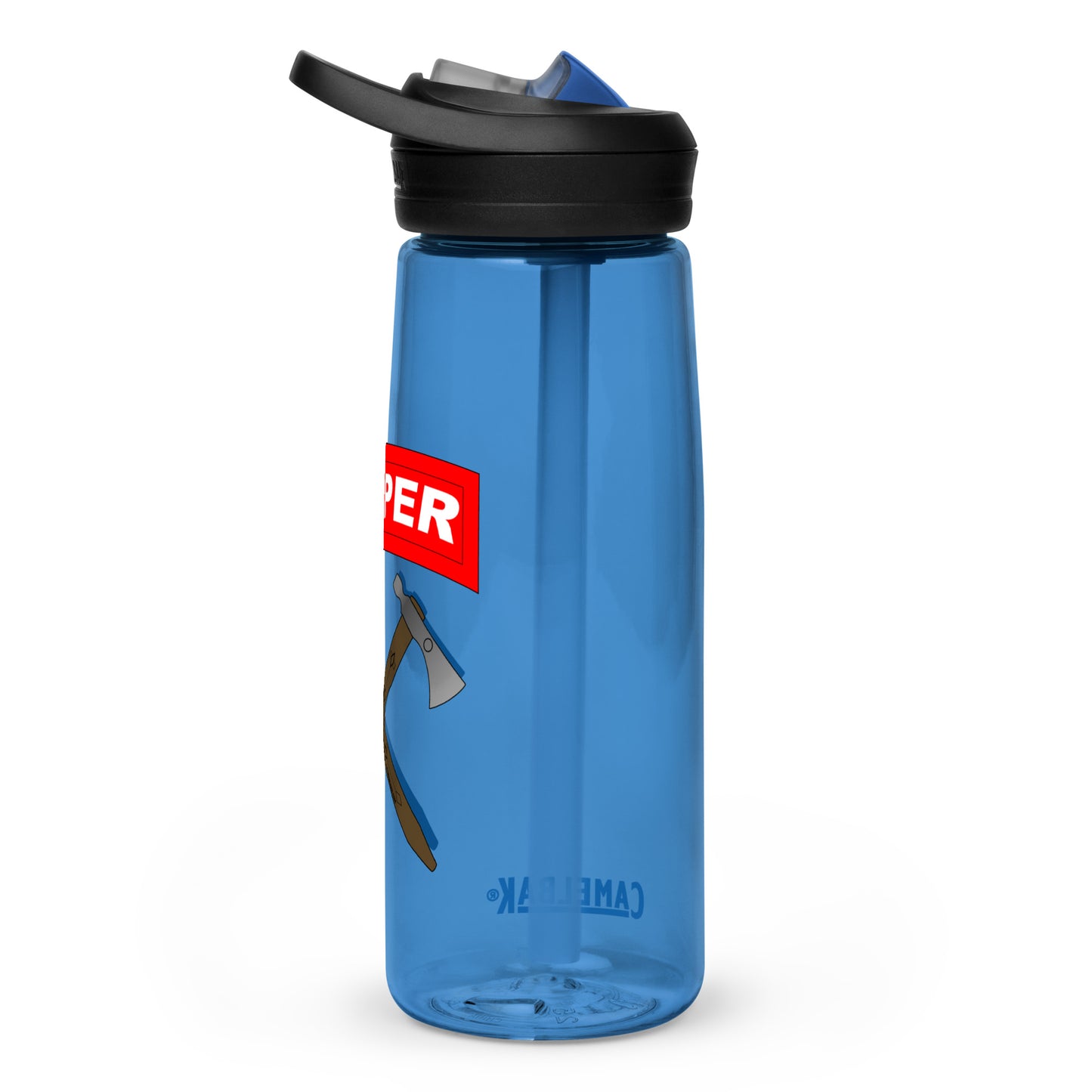 Sapper Tab and Pipehawks water bottle