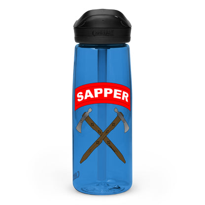 Sapper Tab and Pipehawks water bottle