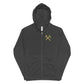 96th Unisex fleece zip up hoodie