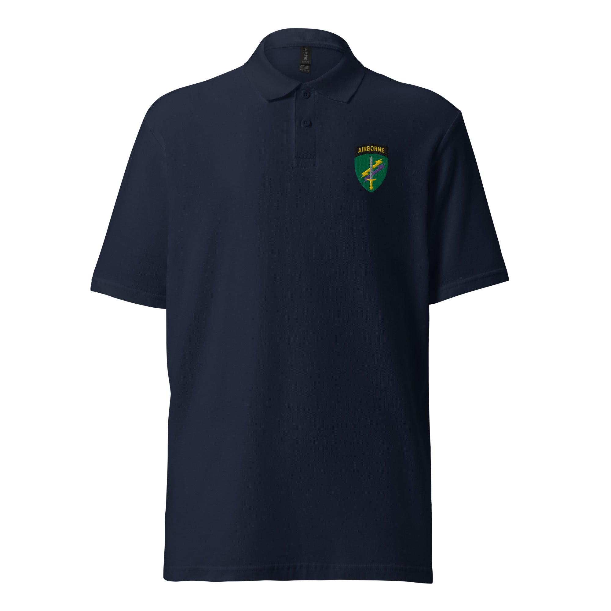 unisex-pique-polo-shirt-navy-