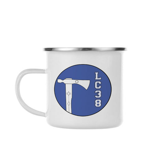 Blue Logo camp mug