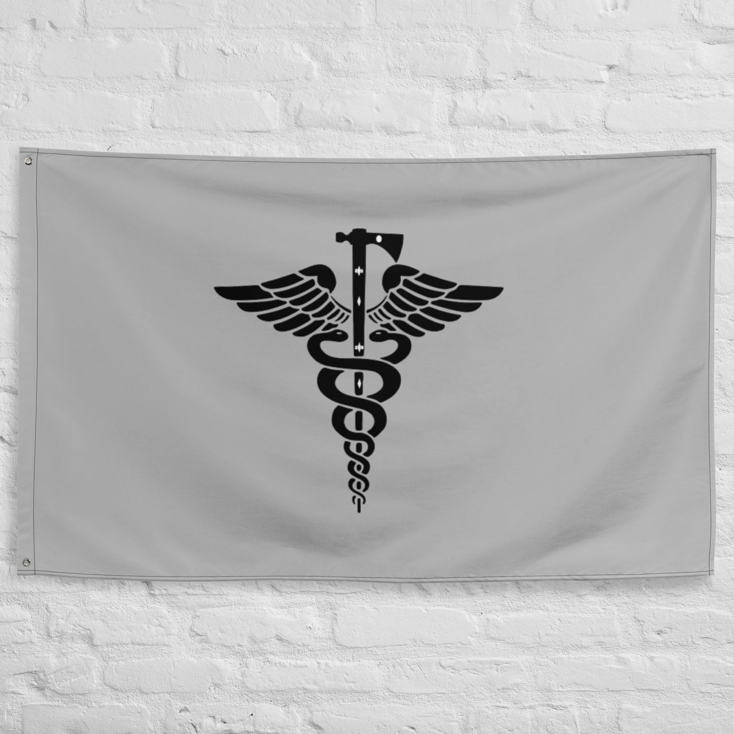 Pipehawk Medic Caduceus Flag